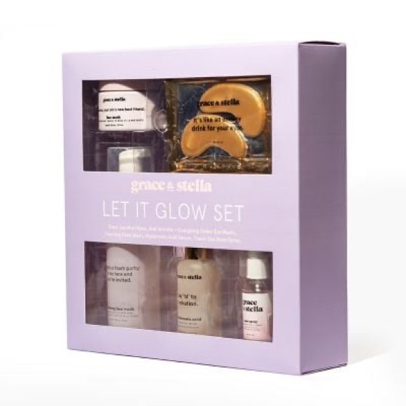 🎀GRACE & STELLA LET IT GLOW FACIAL NEEDS SET - Picture 2 of 11